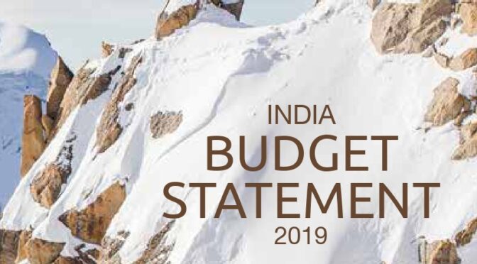 India Budget Statement 2019